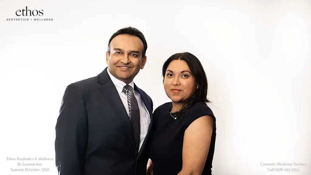 Dr. Hardik Soni and Dr. Monika Soni from Ethos Aesthetics + Wellness