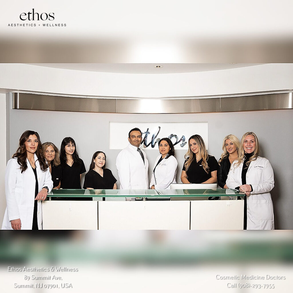 Dr. Soni and staff from Ethos Spa